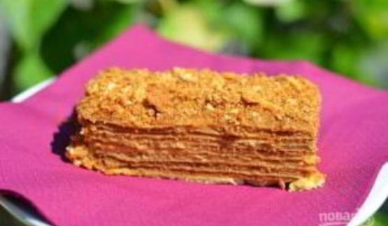 торт наполеон домашний