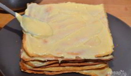 торт наполеон домашний