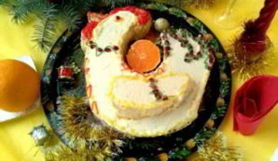 торт петушок новогодний