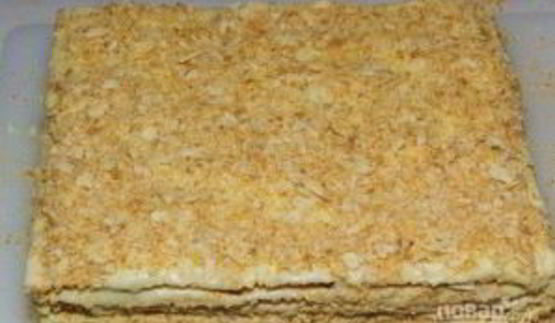 торт с готовыми коржами наполеон