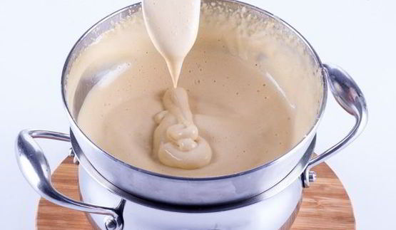 торт с тыквой и сабайоном на белом шоколаде