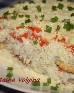 Торт закусочный с крекерами