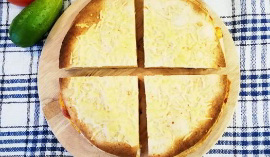 тортильи, запеченные в духовке с сыром