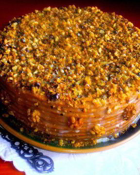 Яблочный Медовик