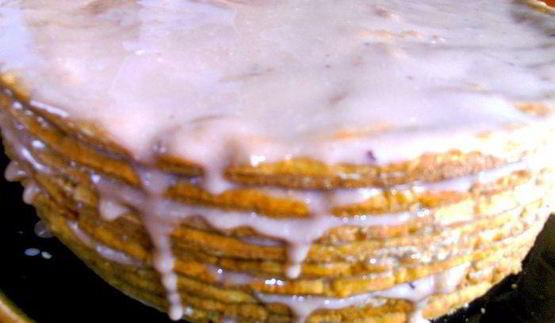 яблочный медовик