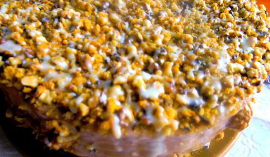 яблочный медовик