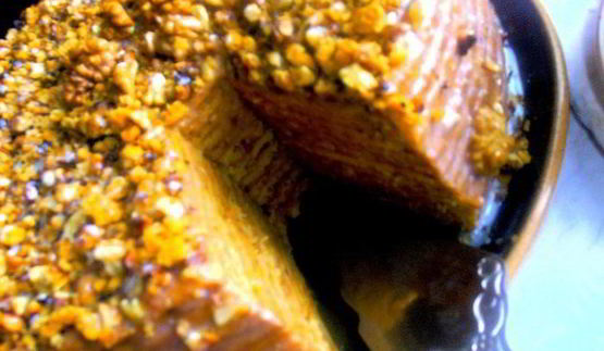 яблочный медовик