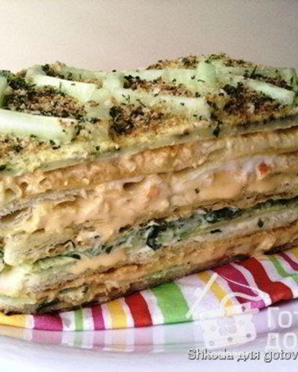 Рецепт закусочного торта