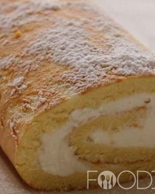 Творожный рулет