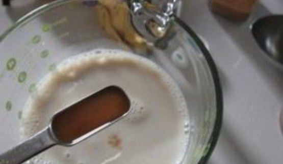 бананово-ореховые вафли