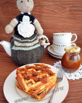 Банановые вафли