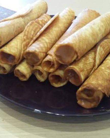 Рецепт домашних вафель со сгущенкой