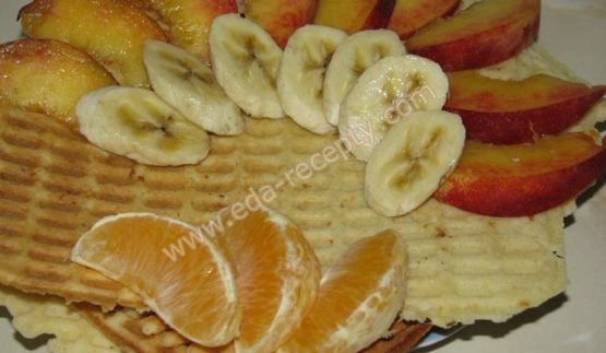 домашние венские вафли с ванилью