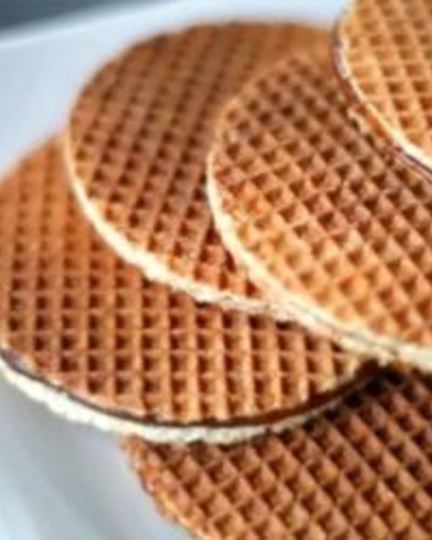 Рецепт голландских вафель с карамелью