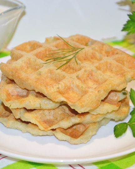Рецепт картофельных вафель в вафельнице
