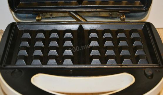 картофельные вафли в вафельнице