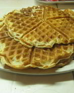 Мягкие несладкие вафли на кефире