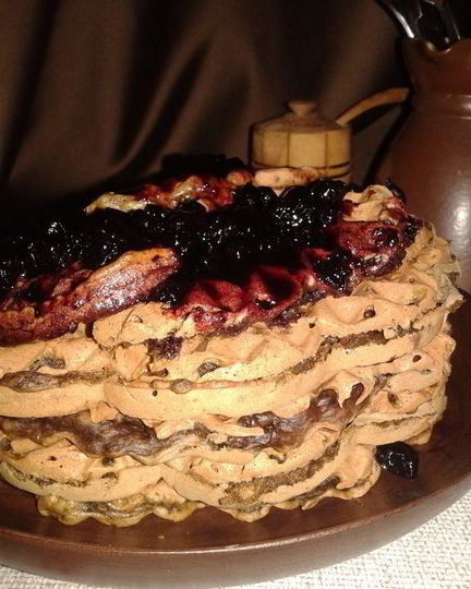 Рецепт пряных свекольных вафель