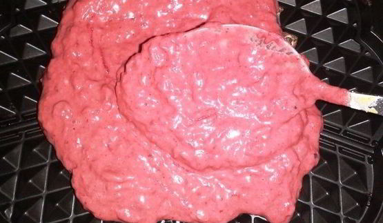 пряные свекольные вафли