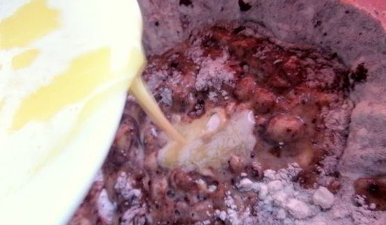 шоколадные вафли с кокосом