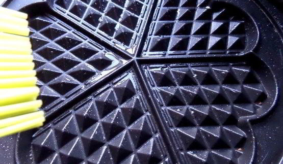 шоколадные вафли с кокосом