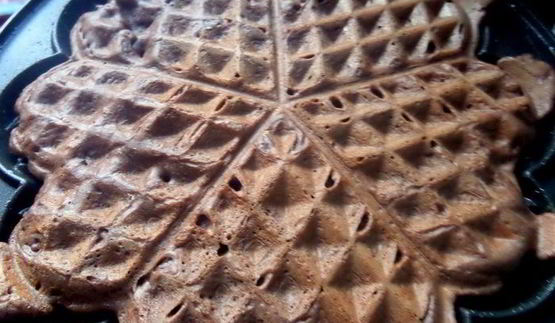 шоколадные вафли с кокосом