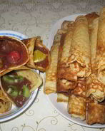 Вафельные трубочки с кремом Нутелла