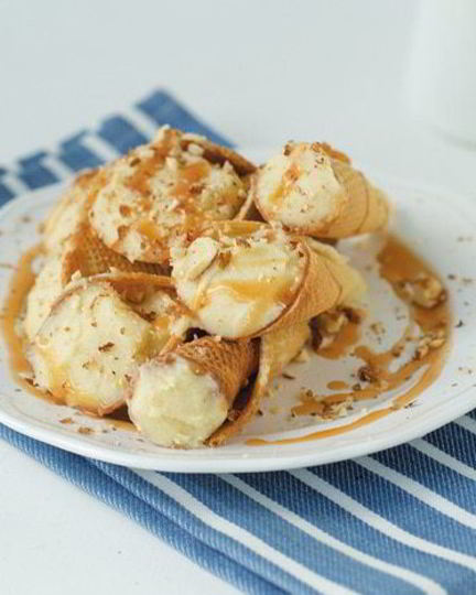 Рецепт вафельные трубочки с заварным кремом