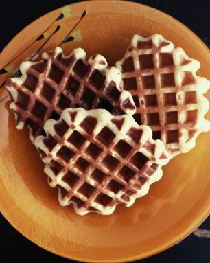 Вафли на дрожжевом тесте