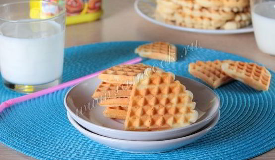 вафли песочные