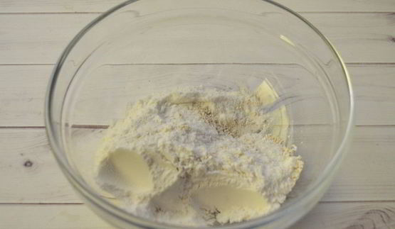 вафли с сыром и зеленью