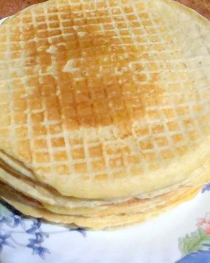 Рецепт ванильных вафель