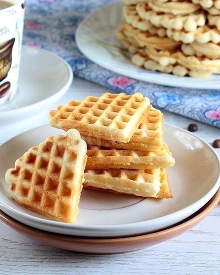 Рецепт венских вафель на кефире