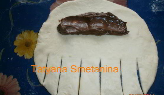 выпечка с шоколадно-ореховой пастой