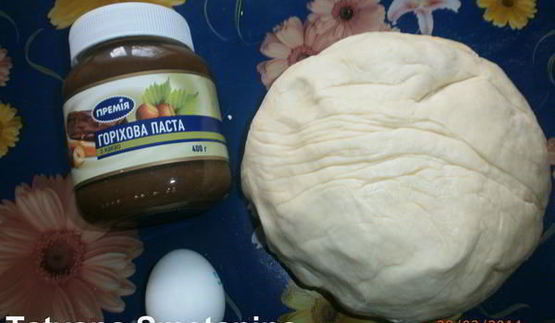 выпечка с шоколадно-ореховой пастой