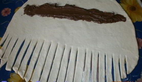 выпечка с шоколадно-ореховой пастой