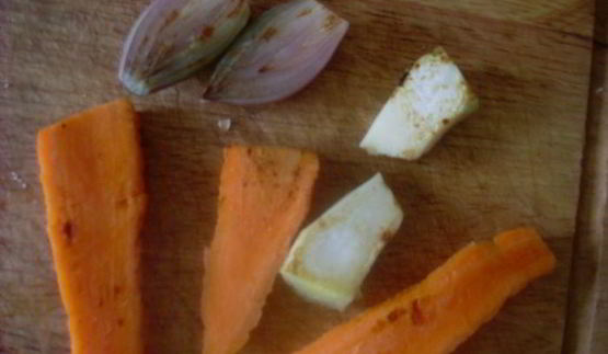 консоме с профитролями