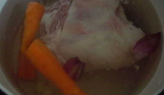 консоме с профитролями