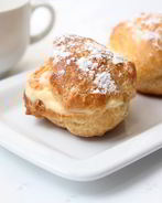 Круглые эклеры с заварным кремом