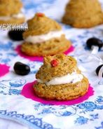 Овсяные эклеры с творожным кремом