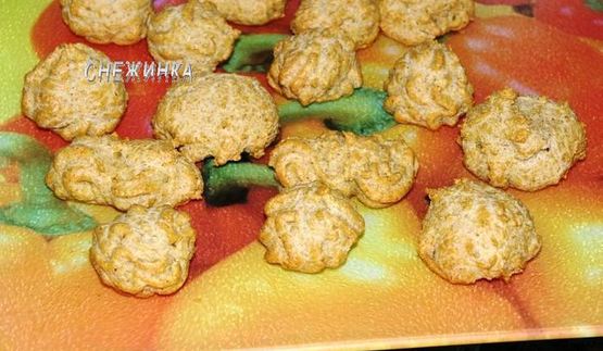 овсяные эклеры с творожным кремом