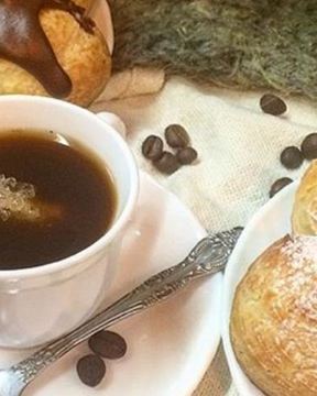 Профитроли с кокосовым кремом