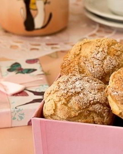 Рецепт профитролей с кракелином