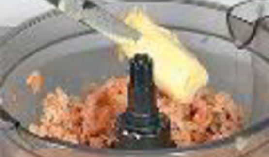 профитроли с кремом из лосося