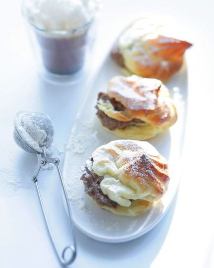 Рецепт профитролей с кремом прага