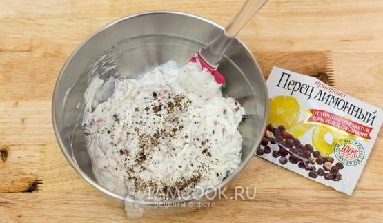 профитроли с семгой и сливочным сыром