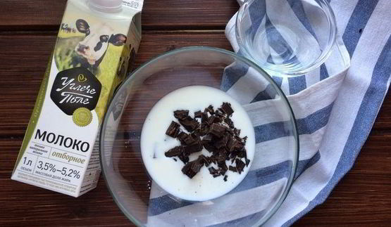 профитроли с шоколадом