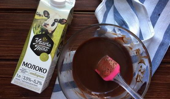 профитроли с шоколадом