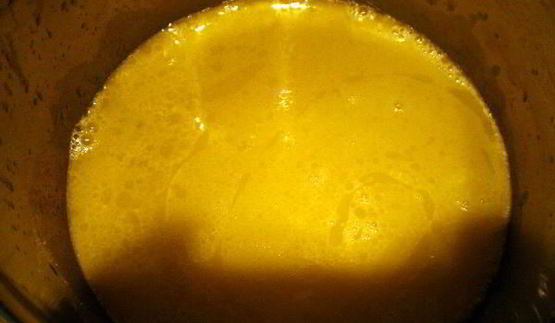 торт с профитролями и хурмой