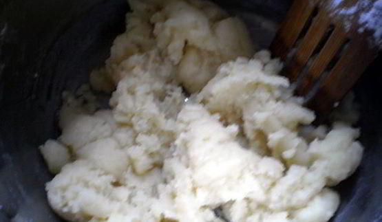 торт с профитролями и хурмой